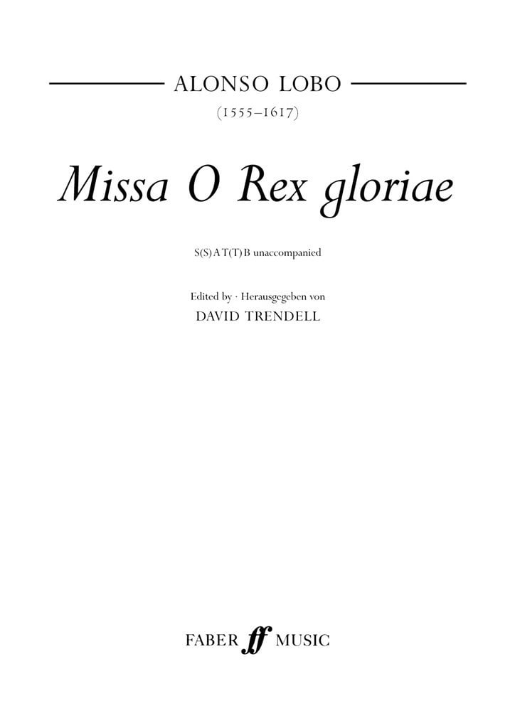 Mi O Rex gloriae.